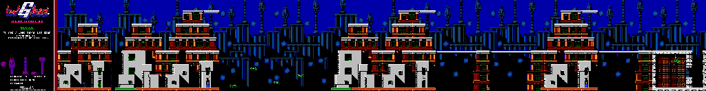 Thumbnail for a map of Chapter 4 Scene 2: Industrial Zone for the NES game Low G Man: The Low Gravity Man.