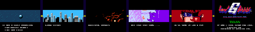 Thumbnail for a map of Intro for the NES game Low G Man: The Low Gravity Man.