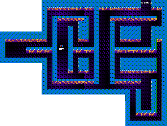 Thumbnail for a map of Chapter 2: Desert World Alalart Alalart Maze for the NES game The Magic Of Scheherazade.