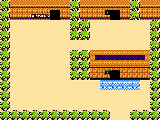 Thumbnail for a map of Chapter 2: Desert World Alalart Town Of Copanes for the NES game The Magic Of Scheherazade.