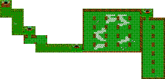 Thumbnail for a map of Chapter 2: Desert World Alalart World (After Raincom) for the NES game The Magic Of Scheherazade.