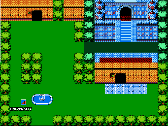 Thumbnail for a map of Chapter 3: Forest World Samalkand Town Of Kasimeel for the NES game The Magic Of Scheherazade.