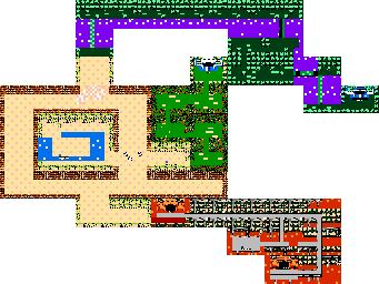 Thumbnail for a map of Chapter 4: Flower World Celestern World for the NES game The Magic Of Scheherazade.