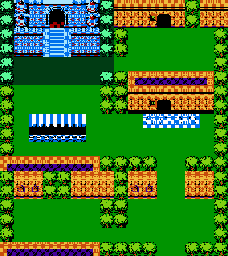 Thumbnail for a map of Chapter 5: Evil Magician Sabaron Town Of Chigris for the NES game The Magic Of Scheherazade.