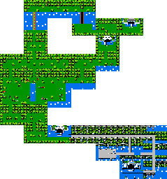 Thumbnail for a map of Chapter 5: Evil Magician Sabaron World for the NES game The Magic Of Scheherazade.