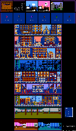 Thumbnail for a map of Maps for the NES game Magnum Kiki Ippatsu: Empire City - 1931.