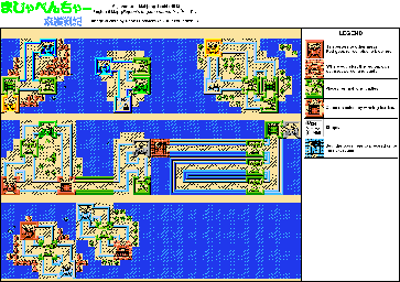 Thumbnail for a map of Region 6 for the NES game Majaventure: Mahjong Senki.
