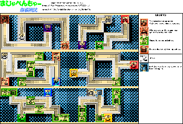 Thumbnail for a map of Region 9 for the NES game Majaventure: Mahjong Senki.