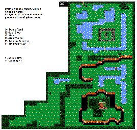 Thumbnail for a map of Chop's Swamp for the NES game Majin Eiyuuden Wataru Gaiden.