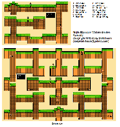 Thumbnail for a map of Pyramid for the NES game Majin Eiyuuden Wataru Gaiden.