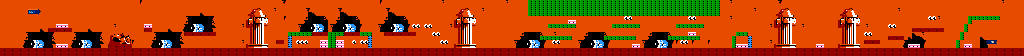 Thumbnail for a map of Stage D for the NES game Mappy Kids.