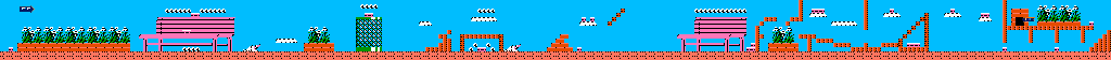 Thumbnail for a map of Stage F for the NES game Mappy Kids.