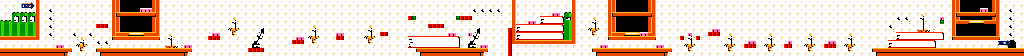 Thumbnail for a map of Stage G for the NES game Mappy Kids.