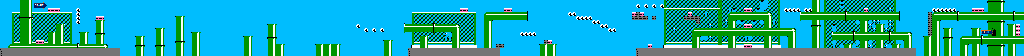 Thumbnail for a map of Stage J for the NES game Mappy Kids.