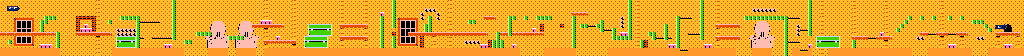 Thumbnail for a map of Stage K for the NES game Mappy Kids.