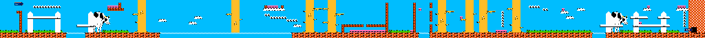 Thumbnail for a map of Stage M for the NES game Mappy Kids.