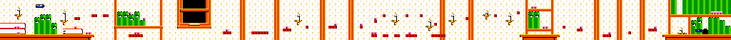 Thumbnail for a map of Stage O for the NES game Mappy Kids.