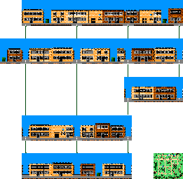 Thumbnail for a map of Mexico City for the NES game Mario Is Missing!.