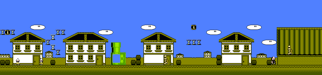 Thumbnail for a map of London (1602) for the NES game Mario's Time Machine!.