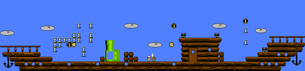 Thumbnail for a map of Magellan's Ship (1520) for the NES game Mario's Time Machine!.