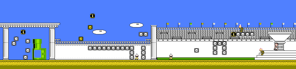 Thumbnail for a map of Olympic Coliseum (776 BC) for the NES game Mario's Time Machine!.