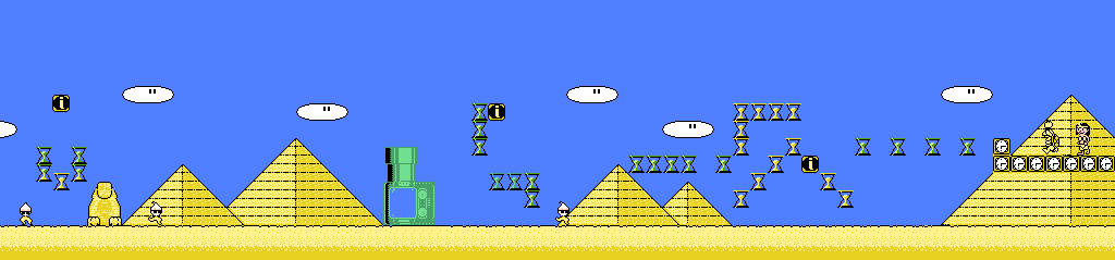 Thumbnail for a map of Pyramids Of Giza (31 BC) for the NES game Mario's Time Machine!.