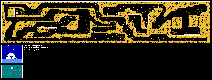 Thumbnail for a map of CosMc's Retreat Lvl 2: Swisserland for the NES game M.C. Kids.