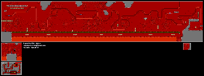 Thumbnail for a map of Hamburglar's Hideout Lvl 3: Molten Madness for the NES game M.C. Kids.