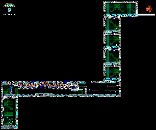 Thumbnail for a map of Dr. Wily Level 4 for the NES game Mega Man.