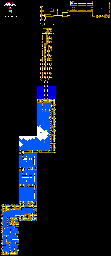 Thumbnail for a map of Crash Man for the NES game Mega Man II.