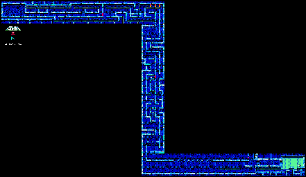 Thumbnail for a map of Flash Man for the NES game Mega Man II.