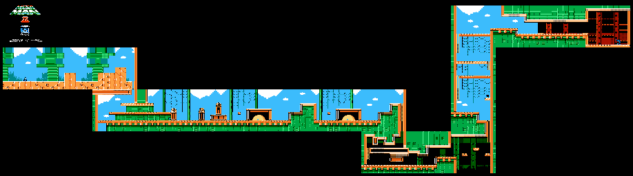 Thumbnail for a map of Needle Man for the NES game Mega Man III.