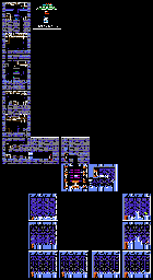 Thumbnail for a map of Wiley's Castle Level 4 for the NES game Mega Man III.