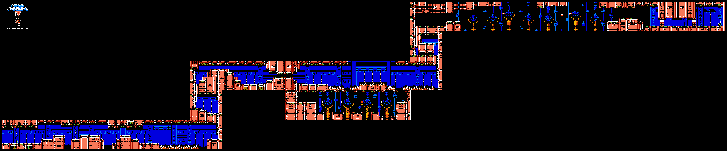 Thumbnail for a map of Bright Man for the NES game Mega Man IV.
