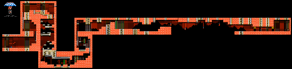 Thumbnail for a map of Drill Man for the NES game Mega Man IV.
