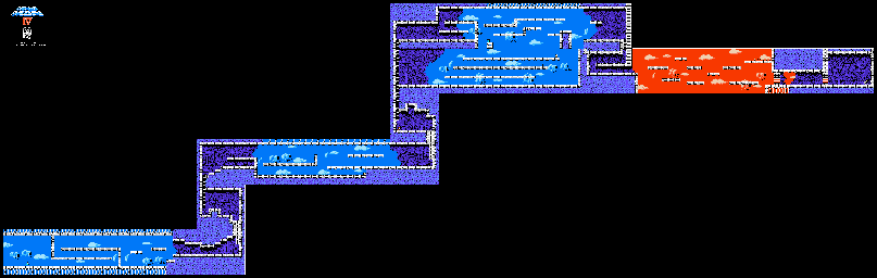 Thumbnail for a map of Skull Man for the NES game Mega Man IV.