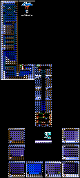 Thumbnail for a map of Wily's Castle Level 3 for the NES game Mega Man IV.