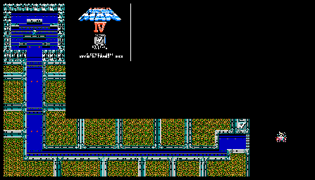 Thumbnail for a map of Wily's Castle Level 4 for the NES game Mega Man IV.