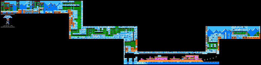 Thumbnail for a map of Blizzard Man for the NES game Mega Man VI.