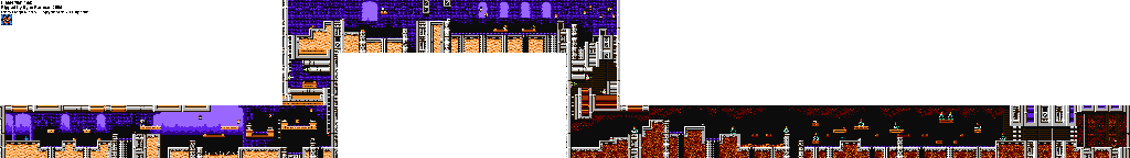 Thumbnail for a map of Flame Man (Enemies) for the NES game Mega Man VI.