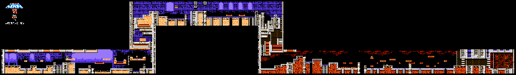 Thumbnail for a map of Flame Man for the NES game Mega Man VI.
