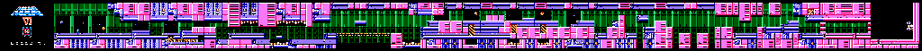 Thumbnail for a map of Mr. X's Fortress Level 2 for the NES game Mega Man VI.