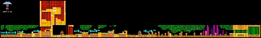 Thumbnail for a map of Plant Man for the NES game Mega Man VI.