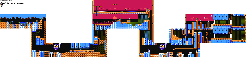 Thumbnail for a map of Tomahawk Man (Enemies) for the NES game Mega Man VI.