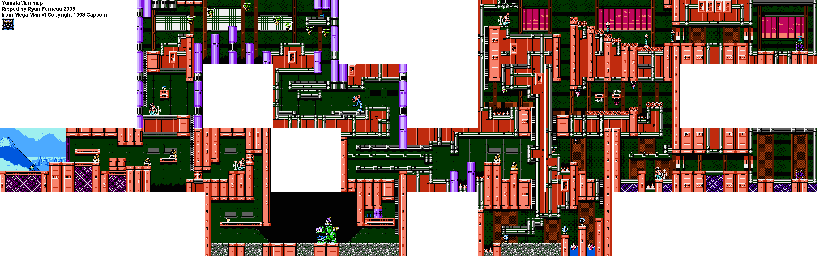 Thumbnail for a map of Yamato Man (Enemies) for the NES game Mega Man VI.