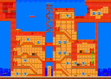 Thumbnail for a map of Number City (Advanced) Level 1 for the NES game Mickey's Adventures In Numberland.