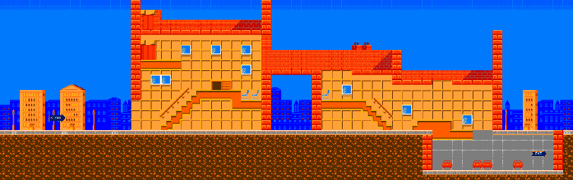 Thumbnail for a map of Number City (Normal) Level 1 for the NES game Mickey's Adventures In Numberland.