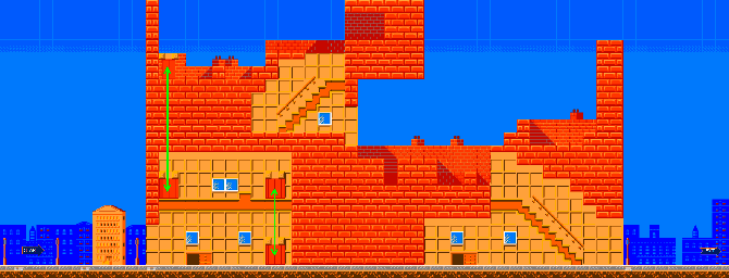 Thumbnail for a map of Number City (Normal) Level 2 for the NES game Mickey's Adventures In Numberland.