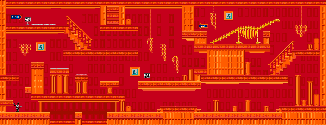 Thumbnail for a map of Number Museum (Advanced) Level 2 for the NES game Mickey's Adventures In Numberland.