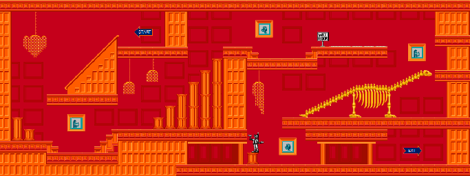 Thumbnail for a map of Number Museum (Normal) Level 2 for the NES game Mickey's Adventures In Numberland.